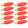 Miniatyrbillede 2 af 8: 10 stk EVA Fiskeskum Fjedrende Bobber MultiPurpose Fiskemadagtig Oval Type
