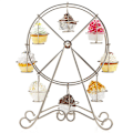 Miniatyrbild 1 av 7: Charmed Pariserhjul Cupcake Stand 8 Cupcakes Display Stand för karneval och cirkus temafest
