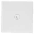 Miniatyrbild 3 av 8: Smart Light Switch Trådlös fjärrkontroll Pekskärm Panel Timing Funktion Vägg Touch Light Switch för vardagsrum