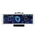 Miniatyrbild 3 av 8: 7,9-tums PC Temp Monitor metallfodral IPS CPU GPU SSD Data Temperatur Monitor Panel för AIDA64 Hardware Driver Board