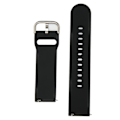 Miniatyrbillede 8 af 8: 22 mm bløde silikonebånd til Huawei Watch 3/GT 3/2 Justerbart silikonearmbånd Sort