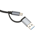 Miniatyrbild 2 av 8: 4 i 1 USB3.0 Hub 5Gbps USB C till USB 3.0 Hub USB Splitter USB Hub Extender USB3.0 Dongle för Windows för Linux för Chrome OS