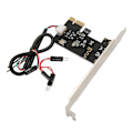 Miniatyrbillede 7 af 8: Computer strømreset switch PCIE-kort Præcis kontrol Tykt guldbelagt stik APP Fjernbetjening PCIE-kort til stationær PC