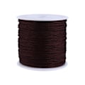 Pikkukuva 3 / 5: 100M x 0,8 mm Nylon Kiinalainen Solmu Naru Rattail Makrame Shamballa Lanka Kahvi