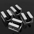 Miniatyrbillede 4 af 7: 4 stk SBR16UU 16mm lineær bevægelses kuglelejer glideblokke CNC router dele