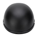 Miniatyrbillede 6 af 8: Motorcykel Lav Profil Halvmaske Hjelm Skull Cap Mat Sort (XL)
