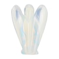 Miniatyrbillede 1 af 8: Jade Naturkrystal Engel 3-dimensionel udskæring Hjemindretning Håndværk Ornamenter 1,5 i Opal engel