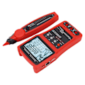 Miniatyrbilde 6 av 8: Multifunksjonell kabelsporer CAT5 CAT6 nettverkskabeltester Line Finder Digital kretsanalysator med batteri