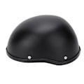 Miniatyrbillede 5 af 8: Motorcykel Lav Profil Halvmaske Hjelm Skull Cap Mat Sort (XL)