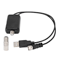 Miniatyrbilde 1 av 8: TV-signalforsterker 50 til 100 Miles 20DB USB-strømforsyning Digital TV-antenneforsterker for HDTV-antenne LAN-1102