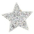 Miniatyrbild 4 av 8: 10 st Rhinestone Star Applikation Stryk på kläder Patch för Klänning Skor Väska Hatt (AB Färg)