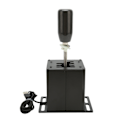 Miniatyrbilde 3 av 8: USB Simulator Shifter 6 Plus R Racing H-Gir med karbonfibergrep for Logitech G29 G27 G25 G920 for T300RS GT Svart
