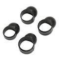 Miniatyrbilde 7 av 7: 4 stk Tungetromme Fingerplukker i forskjellige størrelser Perfekt passform Plastsement Handpan Fingerskydd for slagverk