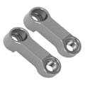 Miniatyrbillede 3 af 8: 10mm Spejlforhøjere Forlængere Aluminium Legering Spacere Forlængelsesadapter Sæt til F900XR F900R S1000XR S1000R Grå