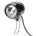 Miniatyrbillede 2 af 8: LED Aluminium E-cykel Forlygte Horn 2 i 1 Sæt Forlygte Hovedlygte (Sort)