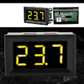 Miniatyrbillede 2 af 7: Digital Voltmeter 0,56 tommer to-trådet DC 2,5-30V Digital LED-display spændingsmåler (gul)