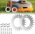 Rustfrie pigger, 2 stk. pigger for Segway Navimow H500E H800E H1500E H3000E med 12 skruer for forbedret grep - 210 x 2 mm