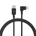 Pikkukuva 1 / 8: Type-C -liitäntä iOS-laitteille, suorakulmainen kaapeli FPV-laseille puhelimeen/tablettiin, sovitin DJI FPV:lle