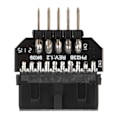 Miniatyrbillede 1 af 8: USB Moderkortsdeler Motherboard Usb2.0 9-pins til Usb3.0 19-pins frontpanel Forbindelseshunkontaktkonverteringsadapter
