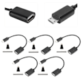 Pikkukuva 8 / 8: 5 Sarjaa Micro USB - OTG-kaapeli HDMI Naaras - Mini HDMI Uros -adapteri GPIO-liitin Raspberry Pi Zerolle