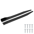 Pikkukuva 1 / 8: 2kpl Auton sivuhame Splitter Lip Winglet Diffuser Universal 120cm/47.2in Kiiltävä musta