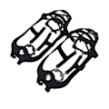 Miniatyrbilde 8 av 8: 1 par 18-tanners ispigger Anti-skli Walk Traction Cleat Snøpigger for vinterklatring, turer og fiske M Størrelse