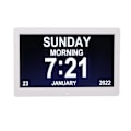 Miniatyrbillede 2 af 8: Digital fotoramme 10 tommer 1024x600 LCD-vækkeur Fjernbetjening 100‑240V til hjem EU-stik