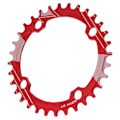Miniatyrbillede 8 af 8: Lebycle 104BCD Rund Smal Bred Kædering MTB Cykel 32T Kransæt Tandplade Dele Rød