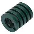 Miniatyrbillede 1 af 7: 2 stk OD 25 mm ID 12,5 mm Heavy Load Form Spring Grøn (TH25*30mm)
