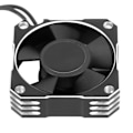 Miniatyrbilde 8 av 8: RACKET 35 mm motorkjølevifte 8,5V/21000 RPM for 1/10 1/12 1/8 RC-sensor børsteløs motor Sølv