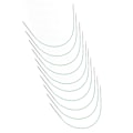 Miniatyrbillede 7 af 7: 10 stk Cirkulære Strikkepinde Bærbar 40 cm Længde Hjem Rostfrit Stål Ring Strikkepinde Sæt
