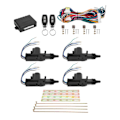 Miniatyrbild 2 av 8: Centrallåssats Fjärrkontroll Keyless Entry System 12V W/LED-indikator med 2 kontroller