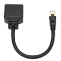 Pikkukuva 4 / 8: RJ45 Ethernet-sovitin kaapeliadapter 1-2 porttia Erinomainen liitäntäsiirto Splitter-sovitin kotitoimistoille