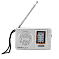Miniatyrbillede 1 af 8: Bærbar radio DSP Chip AM FM transistorradio med indbygget højttaler til hjemme- og rejseunderholdning Nødsituation på arbejdspladsen