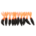 Miniatyrbillede 8 af 8: 10 stk. Fiskesoft Lures Dobbelt Hale Design Blød Levende Udseende Spiral Stripe Fiskesoft Lures til FiskeriB