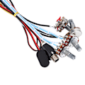 Miniatyrbild 5 av 8: 2 Band Active EQ Equalizer Preamp Circuit Pickup Gitarr Bas Tone Control med kopplingar
