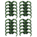 Miniatyrbillede 1 af 7: 20 stk Bindingsringe Segmenteret design Holder 60 ark 11 mm Bindningstykkelse Kontormaterial Grøn