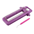 Miniatyrbild 1 av 8: Justerbar Sock Loom Kit Stickbräda för handgjorda strumpor Scarf Hatt
