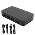 Miniatyrbillede 1 af 8: HDMI KVM Switch Box 4 Port Computer Host 4-i-1-ud 4K HD USB Deling Printer Mus 401H