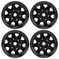 Pikkukuva 4 / 8: 4 kpl 1,55 tuuman RC-vanteet Universal RC-vanteet Axial AX90069 Crawlers Black