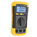Miniatyrbillede 3 af 7: Multifunktionelt digitalt håndholdt LCD-multimeter AC DC Spænding Strømdetektor Gul Sort