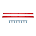 Miniatyrbilde 1 av 8: Rib Bones Rails Sliteskinner Slitsterke Holdbare Fleksible Blankt Utseende Longboard Rails Ribs BonesRed