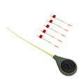 Pikkukuva 5 / 8: 5 kpl/setti Vinterkalastusvavan kärki Kannettava Ulkoilmakalastus Jatkevarsi Tarvikkeet 70mm