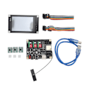 Miniatyrbild 1 av 8: CNC Engraver Control Board 32-bitars WiFi Offline Controller med 3,5-tums pekskärm och stegmotordrivrutin 12‑24VDC