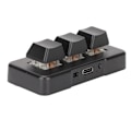 Miniatyrbild 5 av 8: Knappsats med 3 tangenter RGB Bakgrundsbelyst 3 tangenter USB-gränssnitt Mini Mekanisk Programmerbar Plug and Play Macro-knappsats för dator Svart
