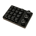 Miniatyrbild 7 av 8: Programmerbar knappsats 16 tangenter 3 knoppar Blå switch Mekanisk Hot Swappable Mini knappsats för Gaming Office Media