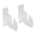Miniatyrbillede 7 af 8: 2 stk Skateboard Væghængt Display Stativ Akryl Skateboard Væghængere Horisontal Display Stativ til Longboard Snowboard Transparent