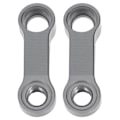 Miniatyrbillede 8 af 8: 10mm Spejlforhøjere Forlængere Aluminium Legering Spacere Forlængelsesadapter Sæt til F900XR F900R S1000XR S1000R Grå