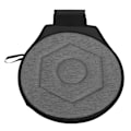 Miniatyrbild 5 av 8: Rund bilkudde 360 ​​grader roterande geometrisk rombisk form Bärbar roterande säteskudde för äldre Grå