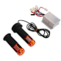 Miniatyrbillede 3 af 8: 12V 250W Børstet Controller Citrin Throttle Twist Grip Sæt til Elcykler Trehjulede Cykler Motorcykler